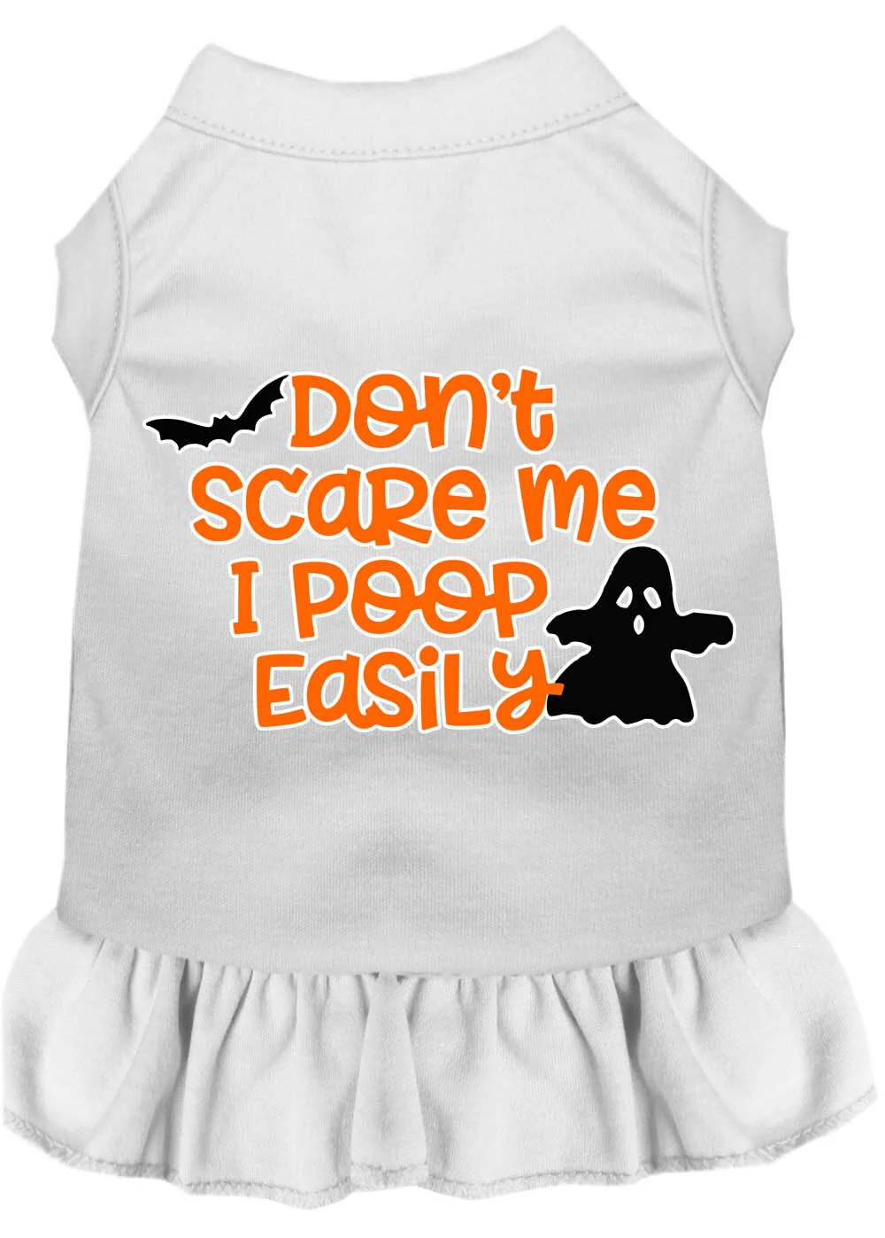 Halloween Pet Dress "Don't Scare Me, I Poop Easily" - Image 4
