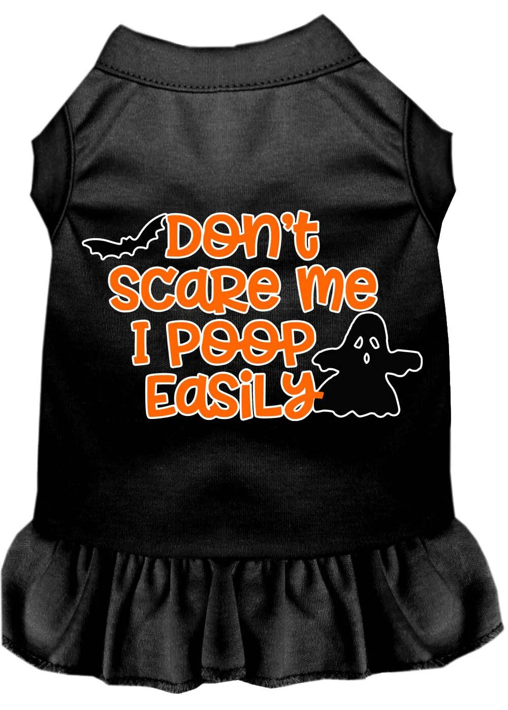 Halloween Pet Dress "Don't Scare Me, I Poop Easily" - Image 6