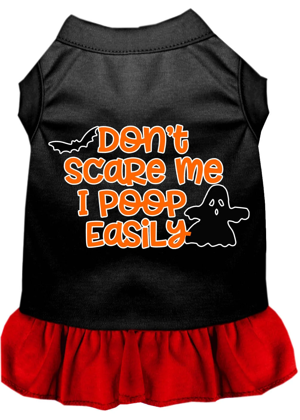 Halloween Pet Dress "Don't Scare Me, I Poop Easily" - Image 7