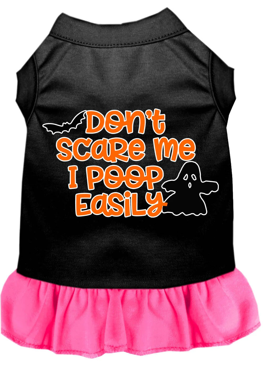 Halloween Pet Dress "Don't Scare Me, I Poop Easily" - Image 9