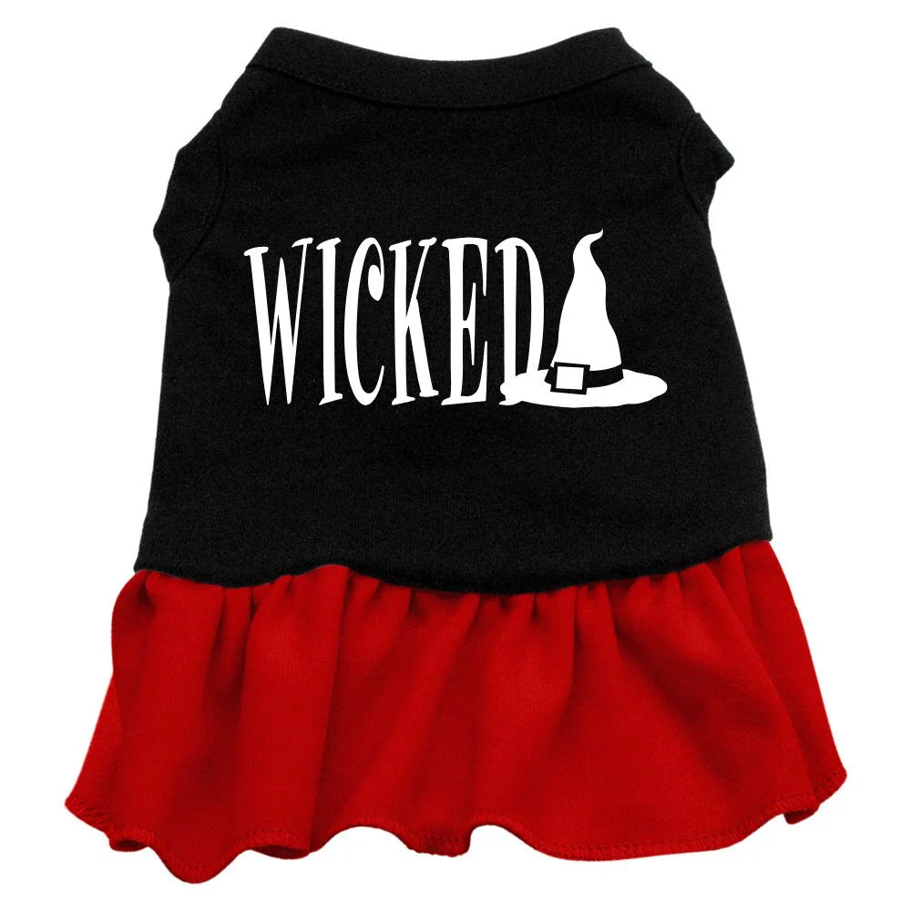 Halloween Pet Dress Screen Printed, "Wicked" - Image 3