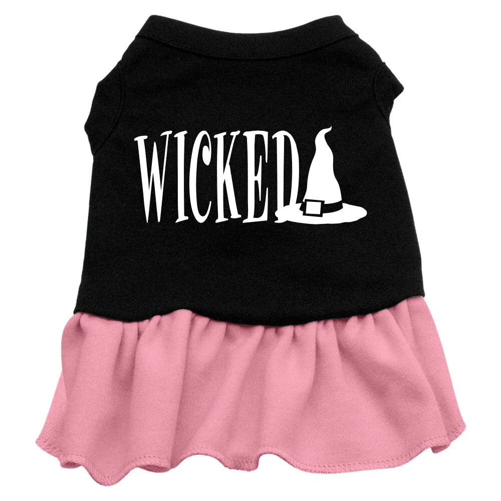 Halloween Pet Dress Screen Printed, "Wicked" - Image 4