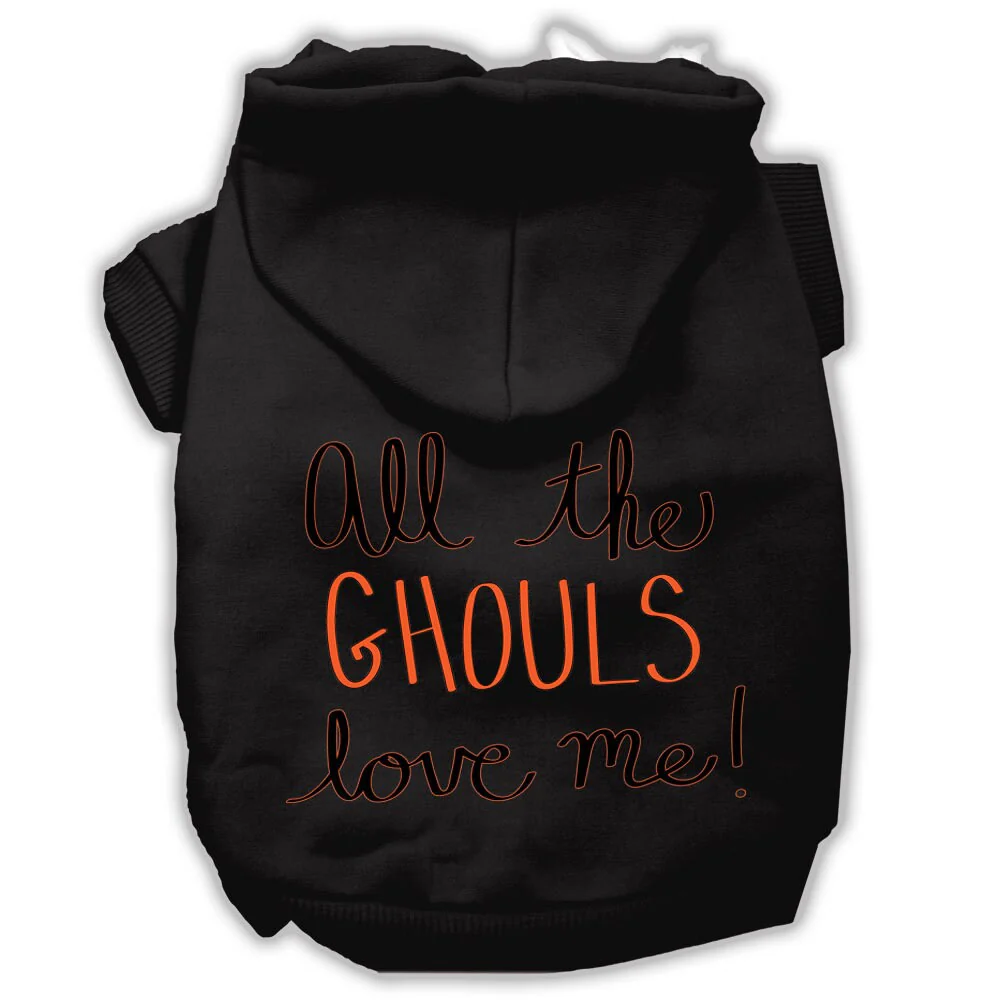 Halloween Pet Hoodie "All The Ghouls Love Me" - Image 3