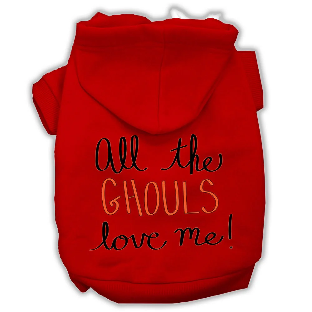 Halloween Pet Hoodie "All The Ghouls Love Me" - Image 8