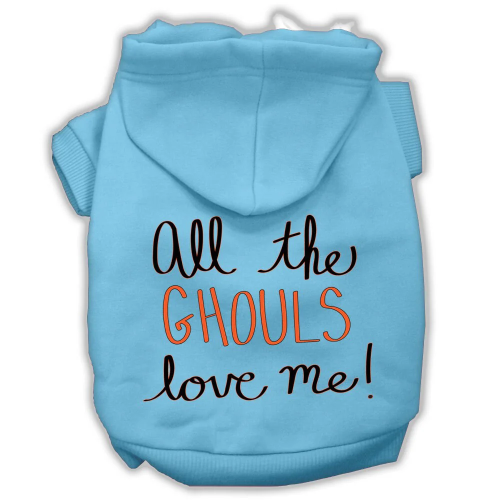 Halloween Pet Hoodie "All The Ghouls Love Me" - Image 9