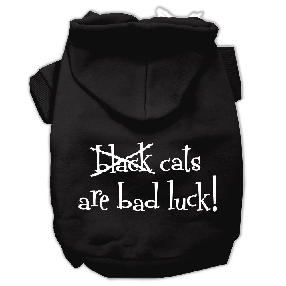 Halloween Pet Hoodie "Black Cats Are Bad Luck" - Image 3