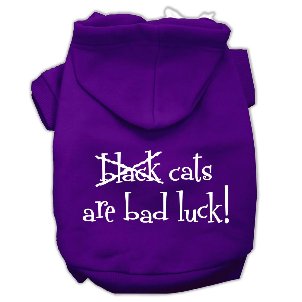 Halloween Pet Hoodie "Black Cats Are Bad Luck" - Image 8