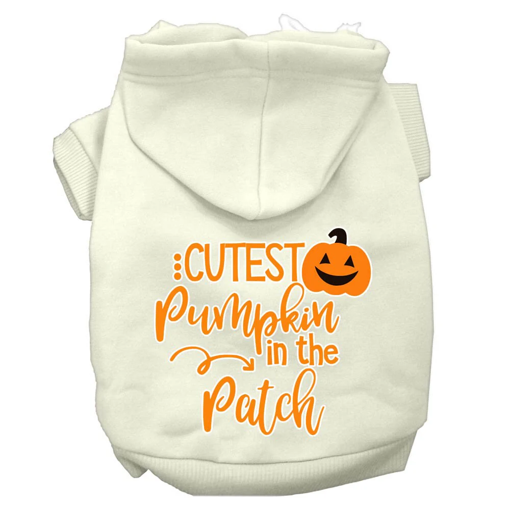 Halloween Pet Hoodie "Cutest Pumpkin In The Patch" - Image 5