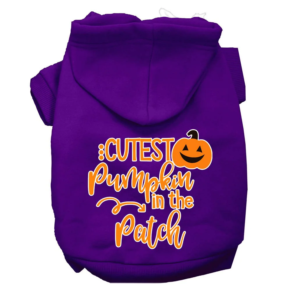 Halloween Pet Hoodie "Cutest Pumpkin In The Patch" - Image 7