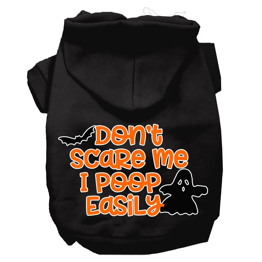 Halloween Pet Hoodie "Don't Scare Me, I Poop Easily" - Image 3
