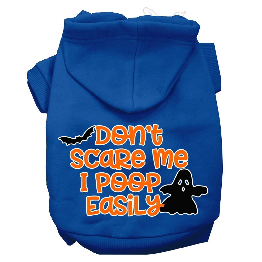 Halloween Pet Hoodie "Don't Scare Me, I Poop Easily" - Image 4