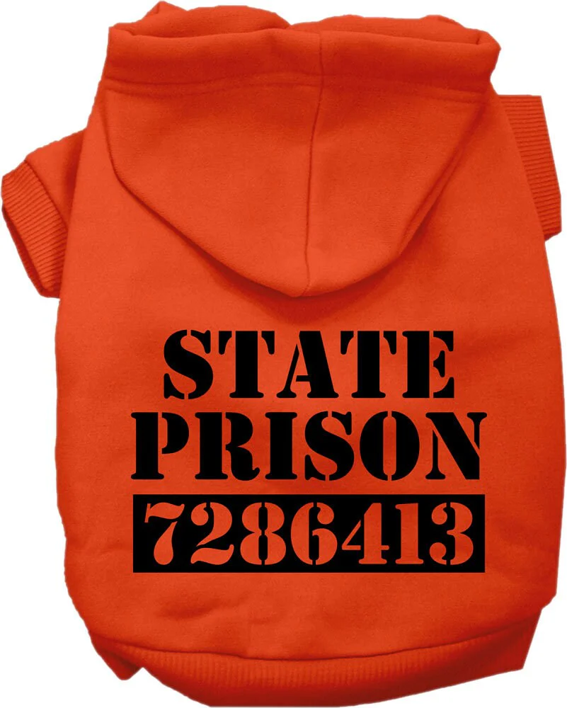 Halloween Pet Hoodie "Inmate Costume" - Image 3