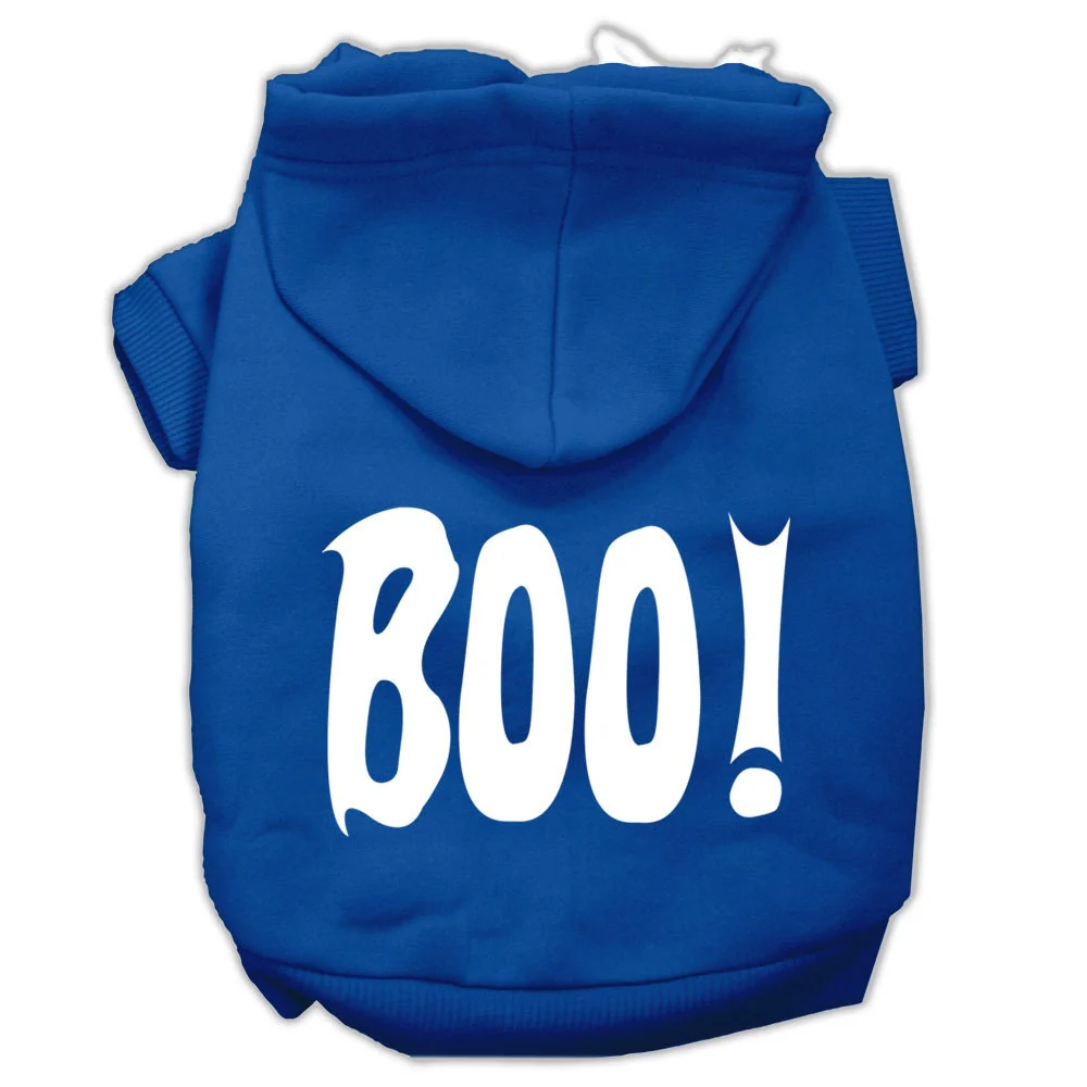 Halloween Pet Hoodie Screen Printed, "Boo" - Image 5