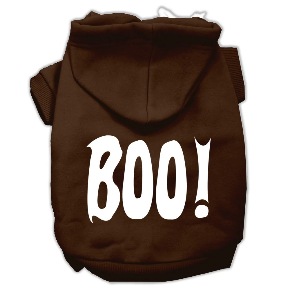 Halloween Pet Hoodie Screen Printed, "Boo" - Image 6