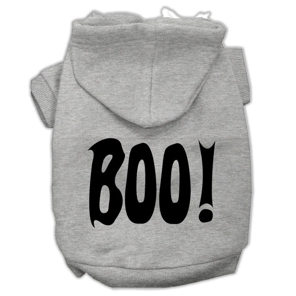 Halloween Pet Hoodie Screen Printed, "Boo" - Image 8