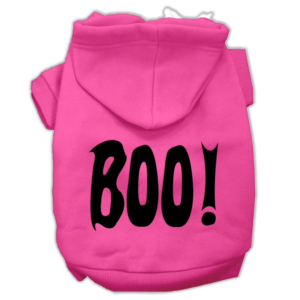 Halloween Pet Hoodie Screen Printed, "Boo" - Image 9