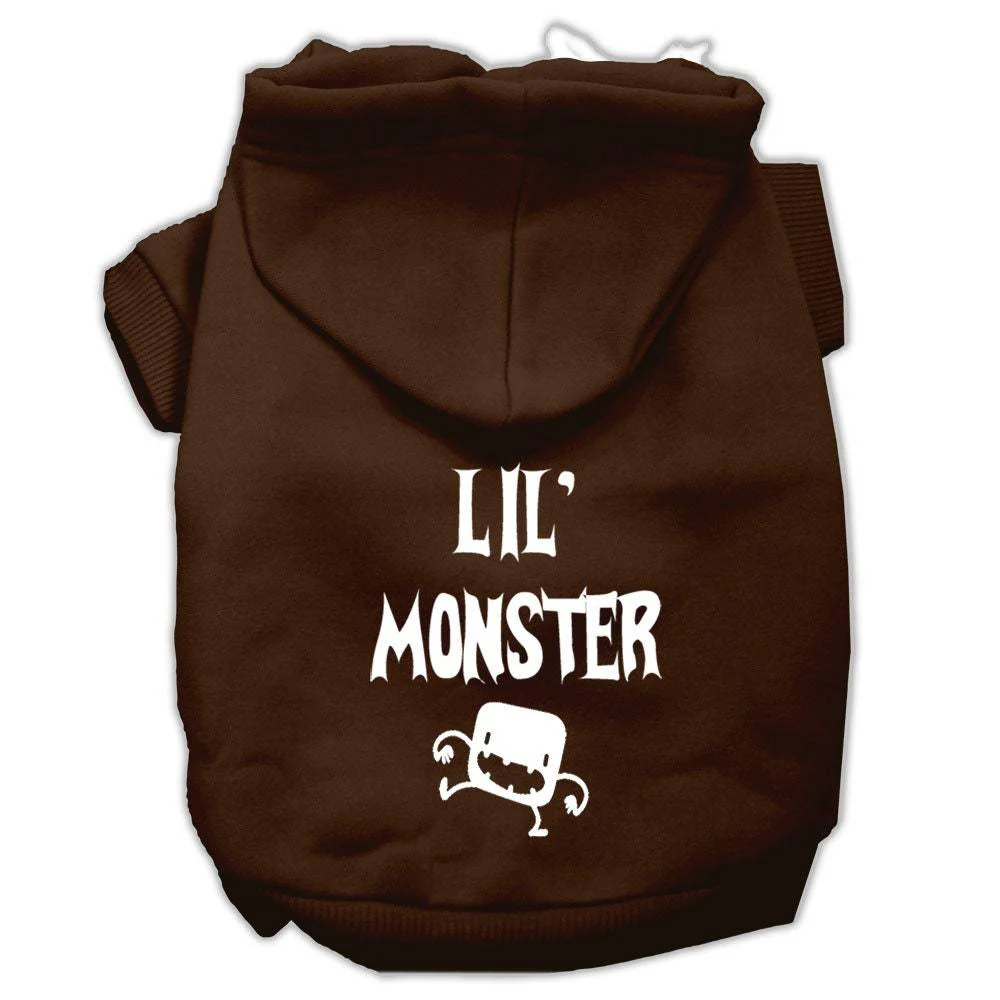 Halloween Pet Hoodie Screen Printed, "Lil Monster" - Image 10
