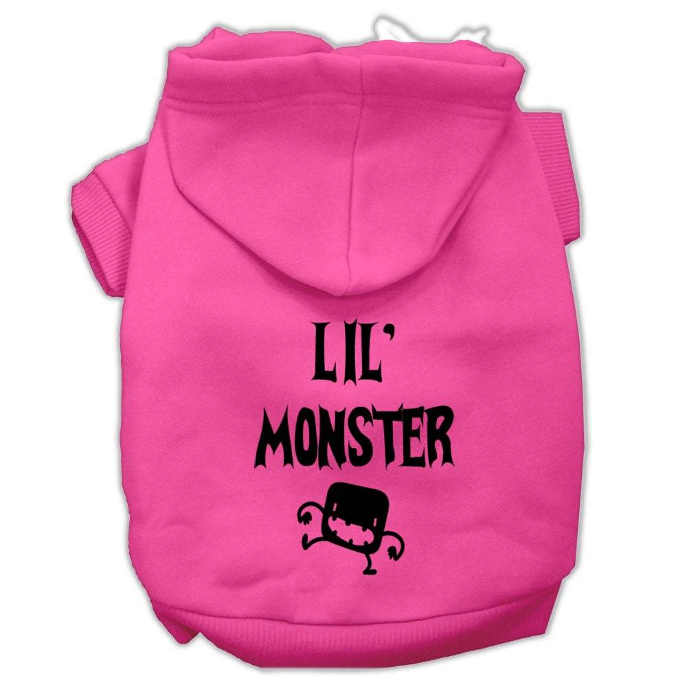 Halloween Pet Hoodie Screen Printed, "Lil Monster" - Image 8