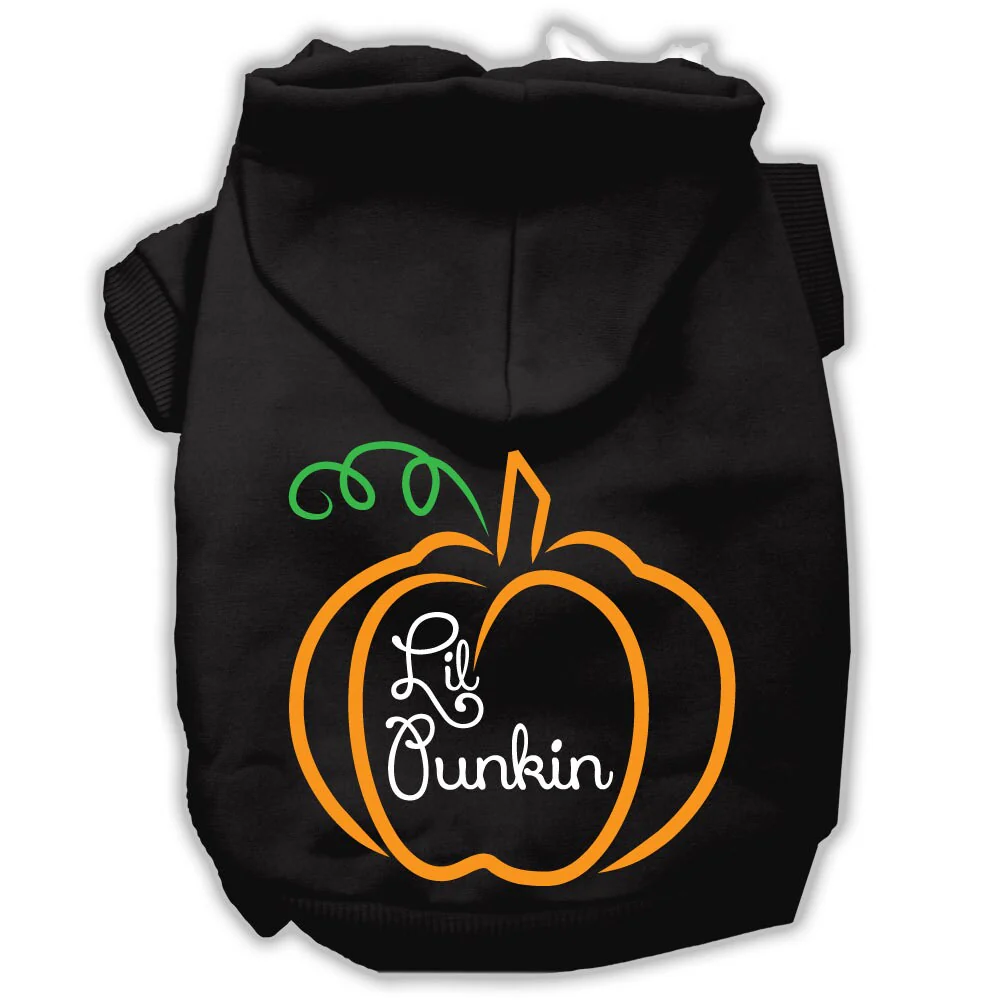 Halloween Pet Hoodie Screen Printed, "Lil Punkin" - Image 3