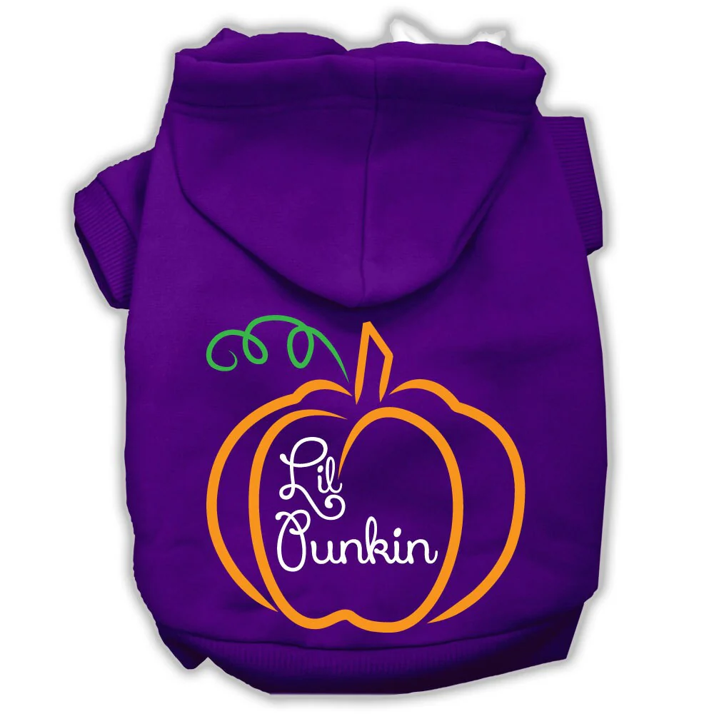 Halloween Pet Hoodie Screen Printed, "Lil Punkin" - Image 5