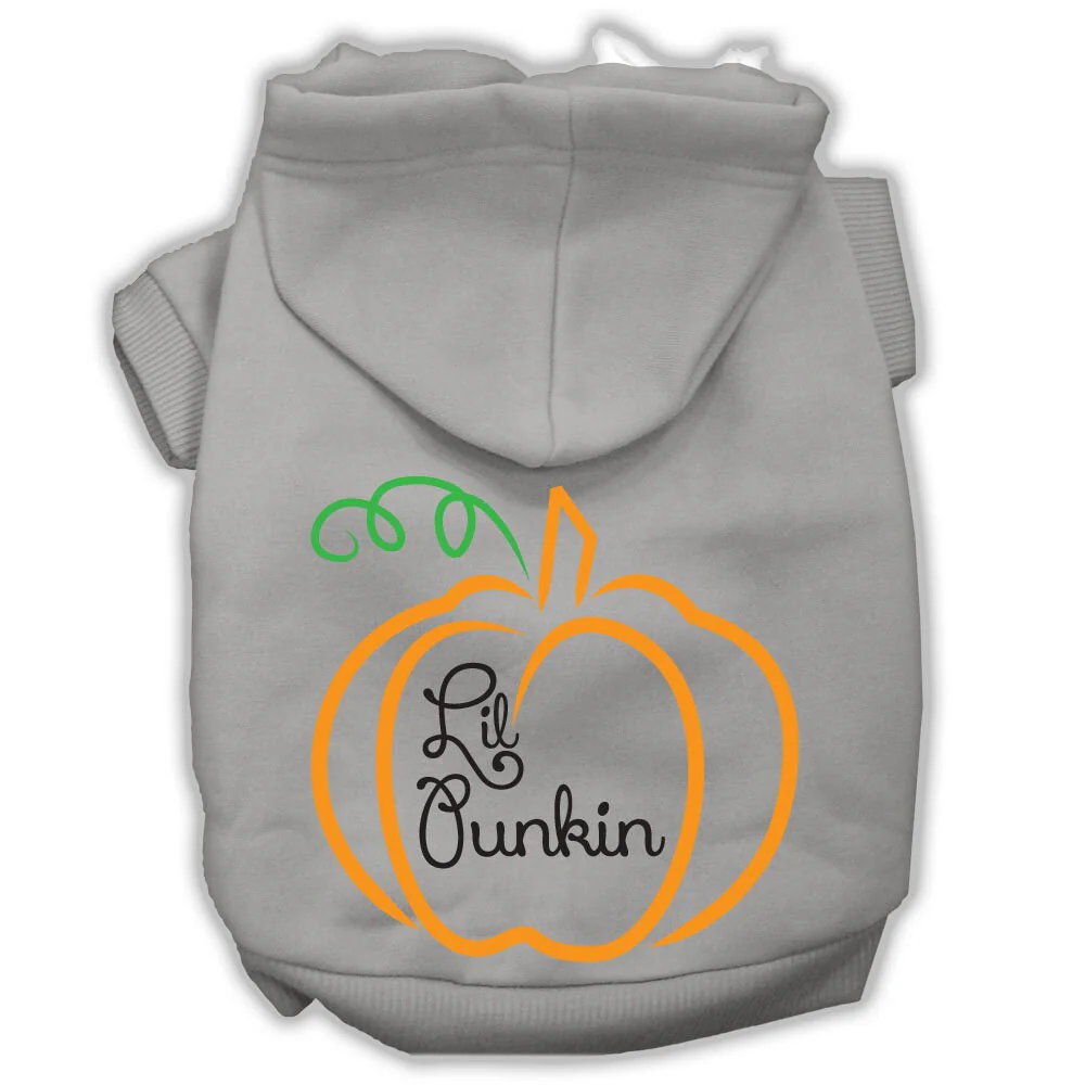 Halloween Pet Hoodie Screen Printed, "Lil Punkin" - Image 6