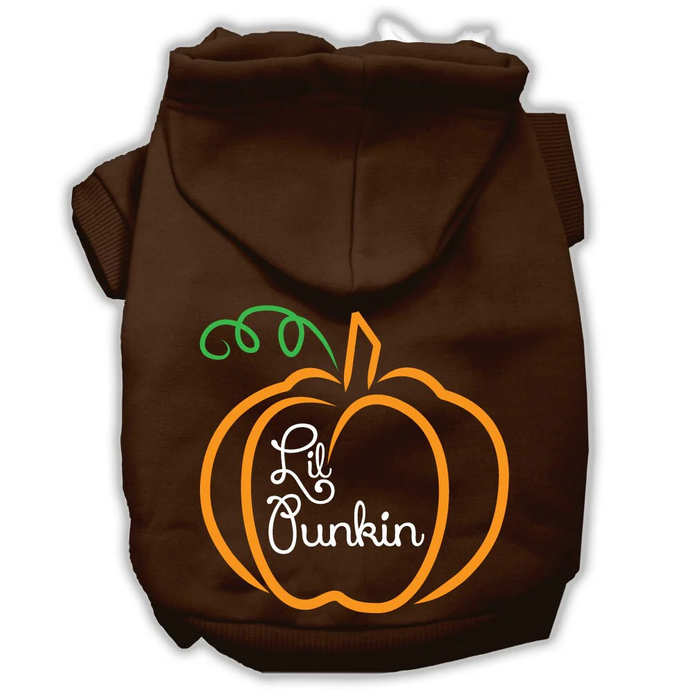 Halloween Pet Hoodie Screen Printed, "Lil Punkin" - Image 8