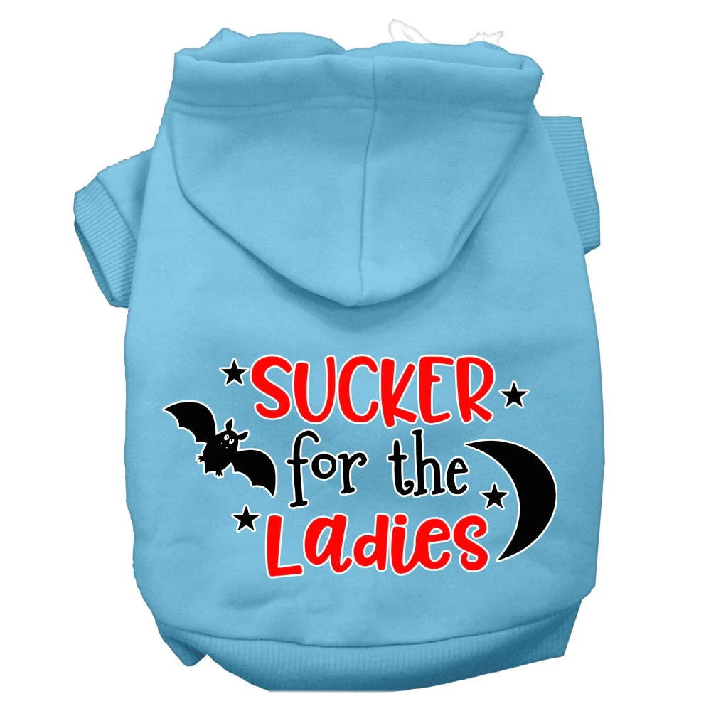 Halloween Pet Hoodie Screen Printed, "Sucker For The Ladies" - Image 10