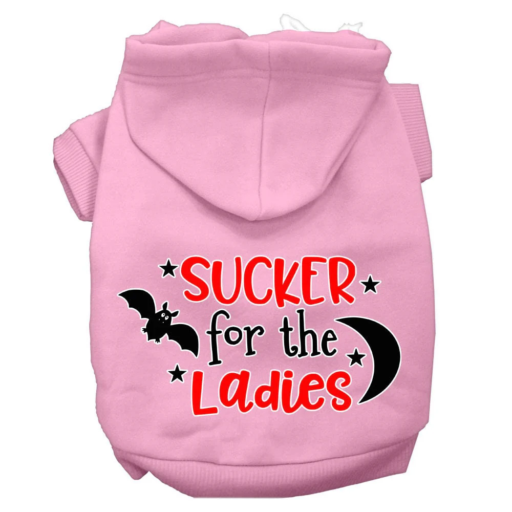 Halloween Pet Hoodie Screen Printed, "Sucker For The Ladies" - Image 9