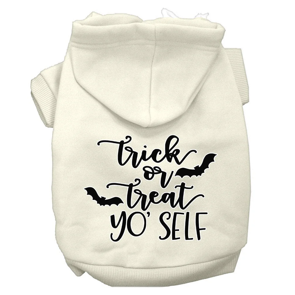 Halloween Pet Hoodie Screen Printed, "Trick Or Treat Yo' Self" - Image 5