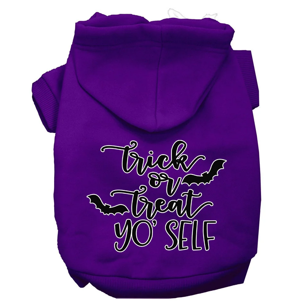 Halloween Pet Hoodie Screen Printed, "Trick Or Treat Yo' Self" - Image 7