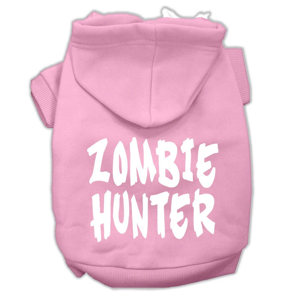 Halloween Pet Hoodie Screen Printed, "Zombie Hunter" - Image 10