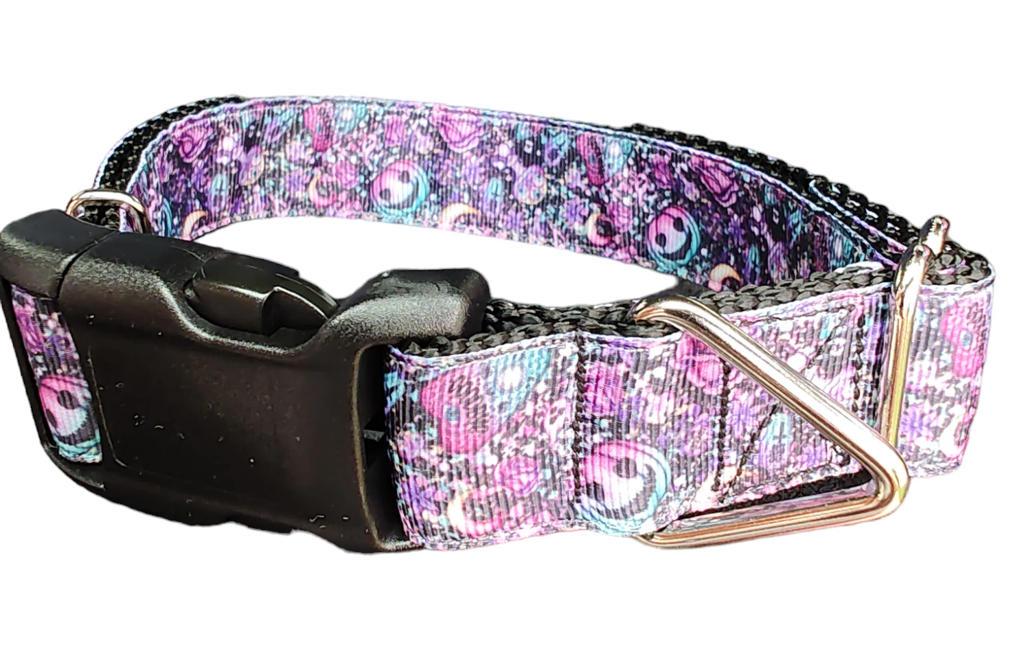 Halloween Purple Paranormal Nylon Dog Collar - Image 2