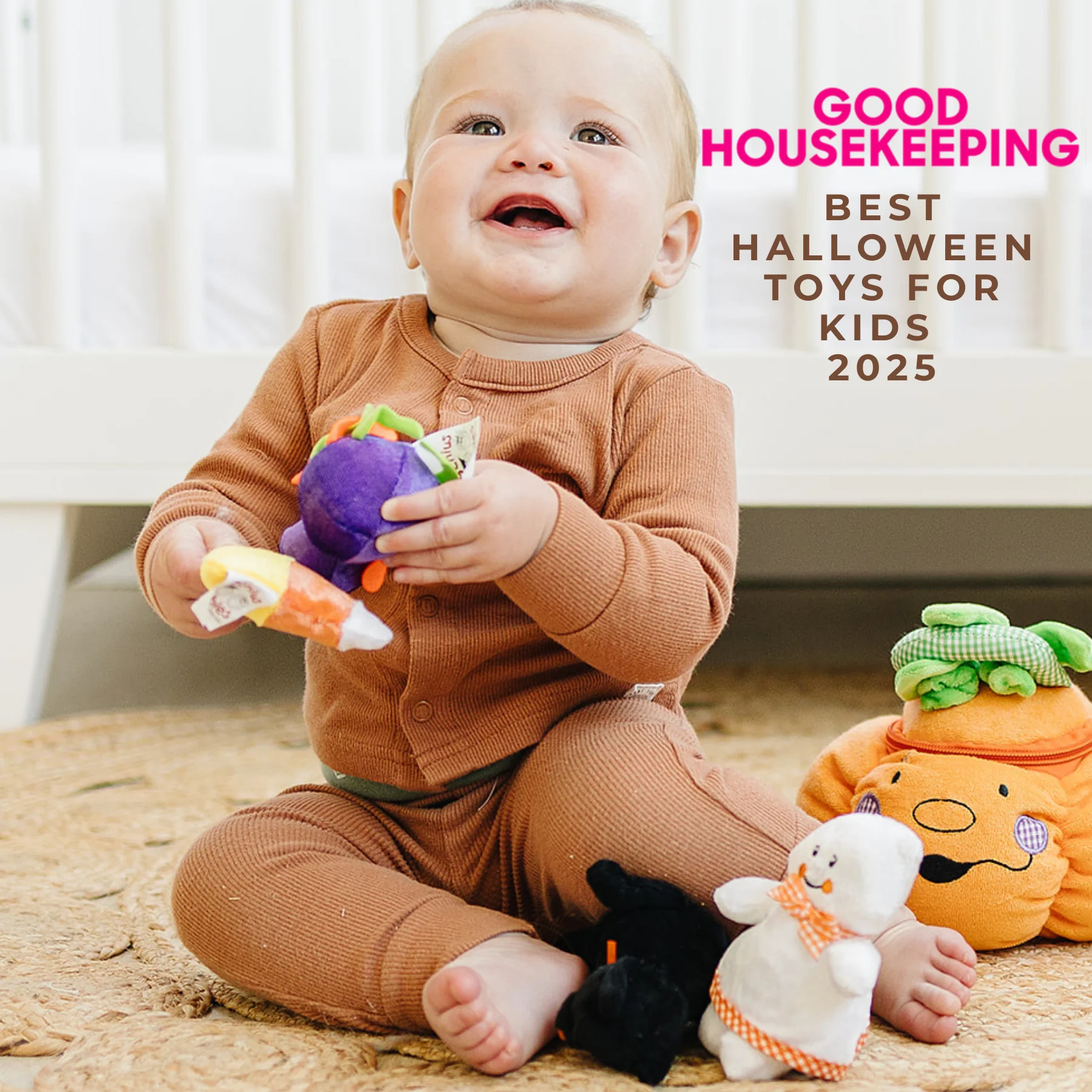 Halloween Stuffed Pumpkin Playset with 4 ct Sensory Toys - Image 3