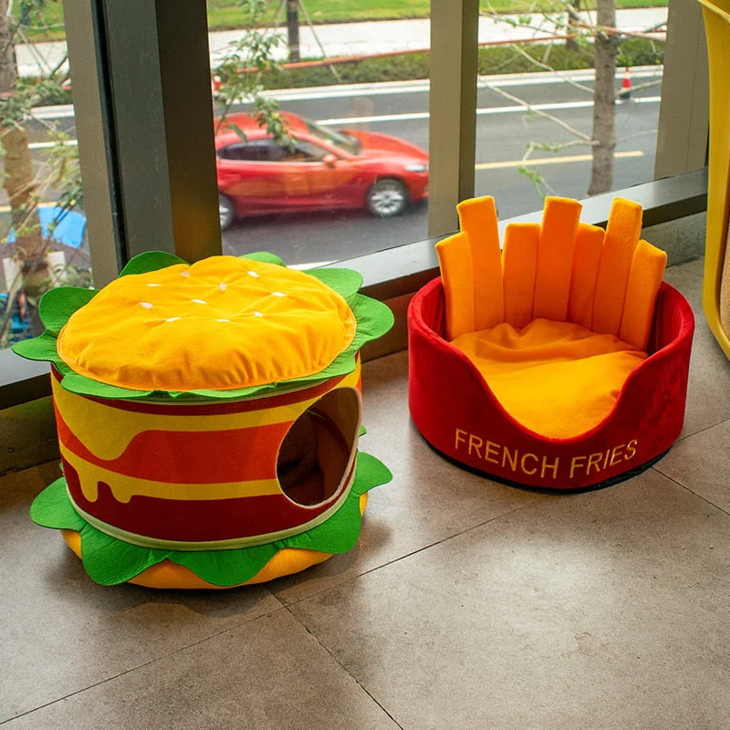 Hamburger French Fries Pet Bed - Image 11