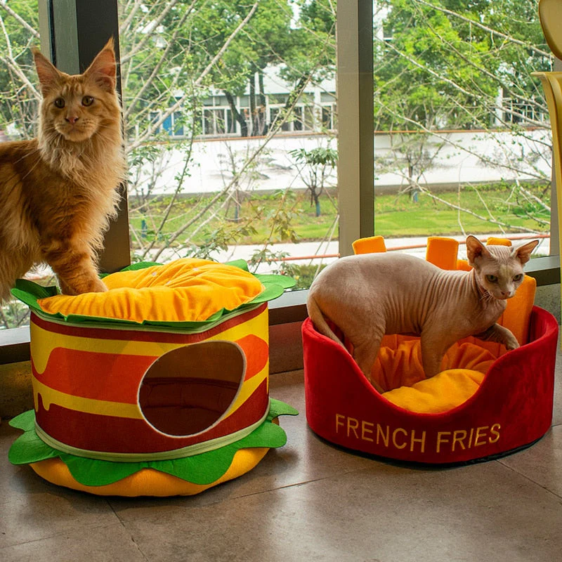 Hamburger French Fries Pet Bed - Image 12