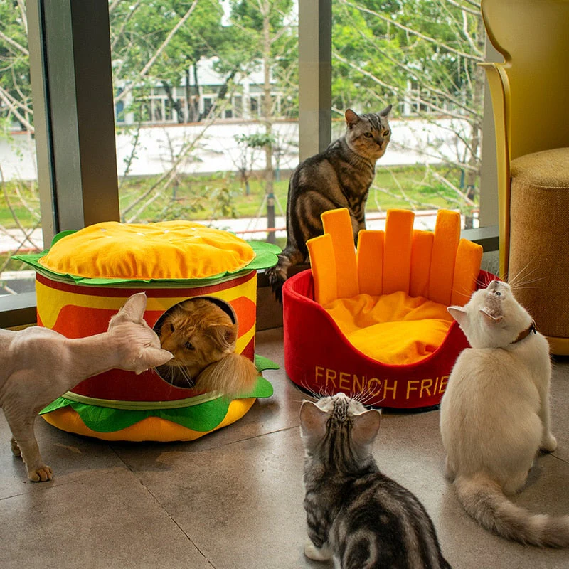 Hamburger French Fries Pet Bed - Image 13