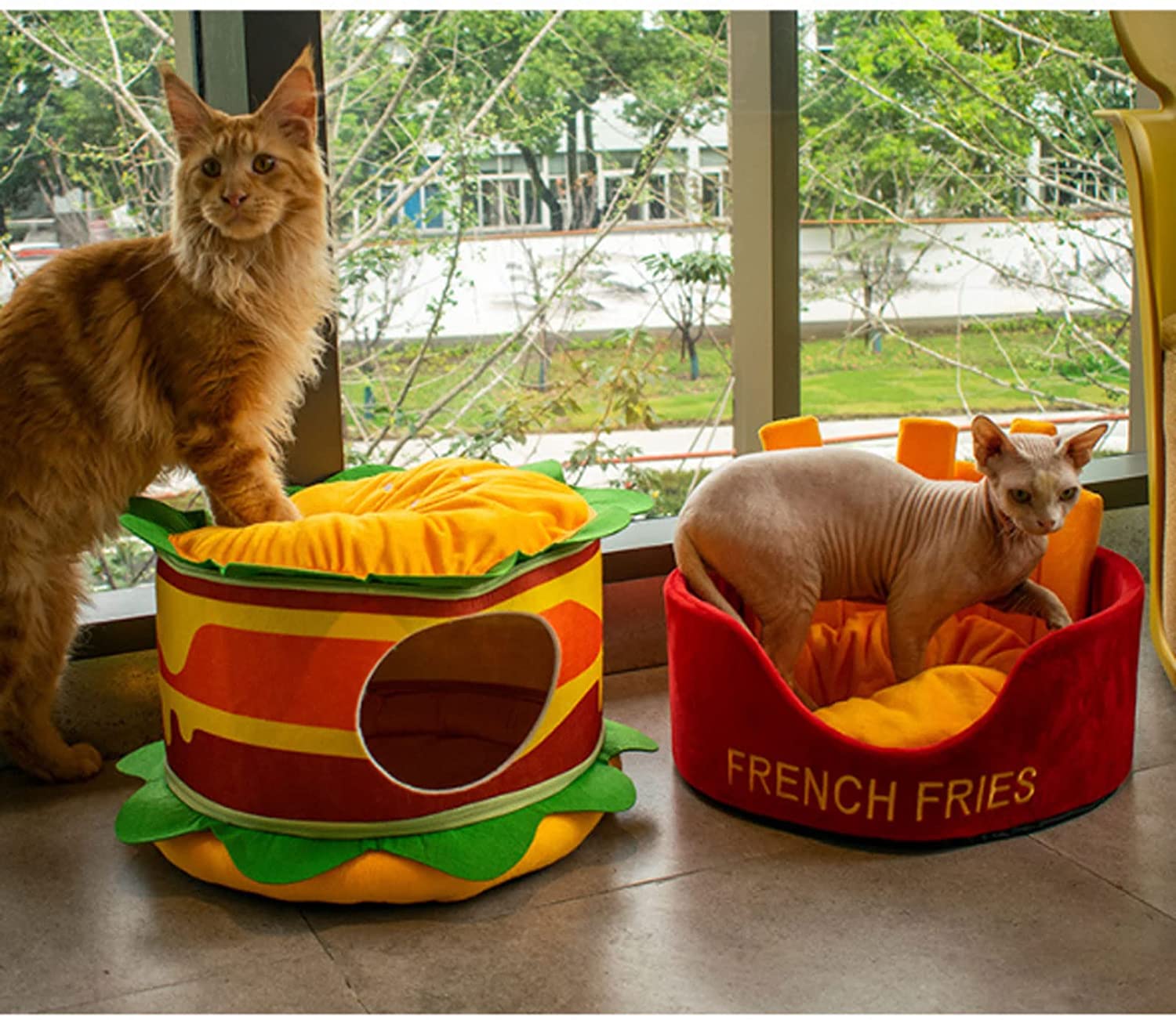 Hamburger French Fries Pet Bed - Image 15
