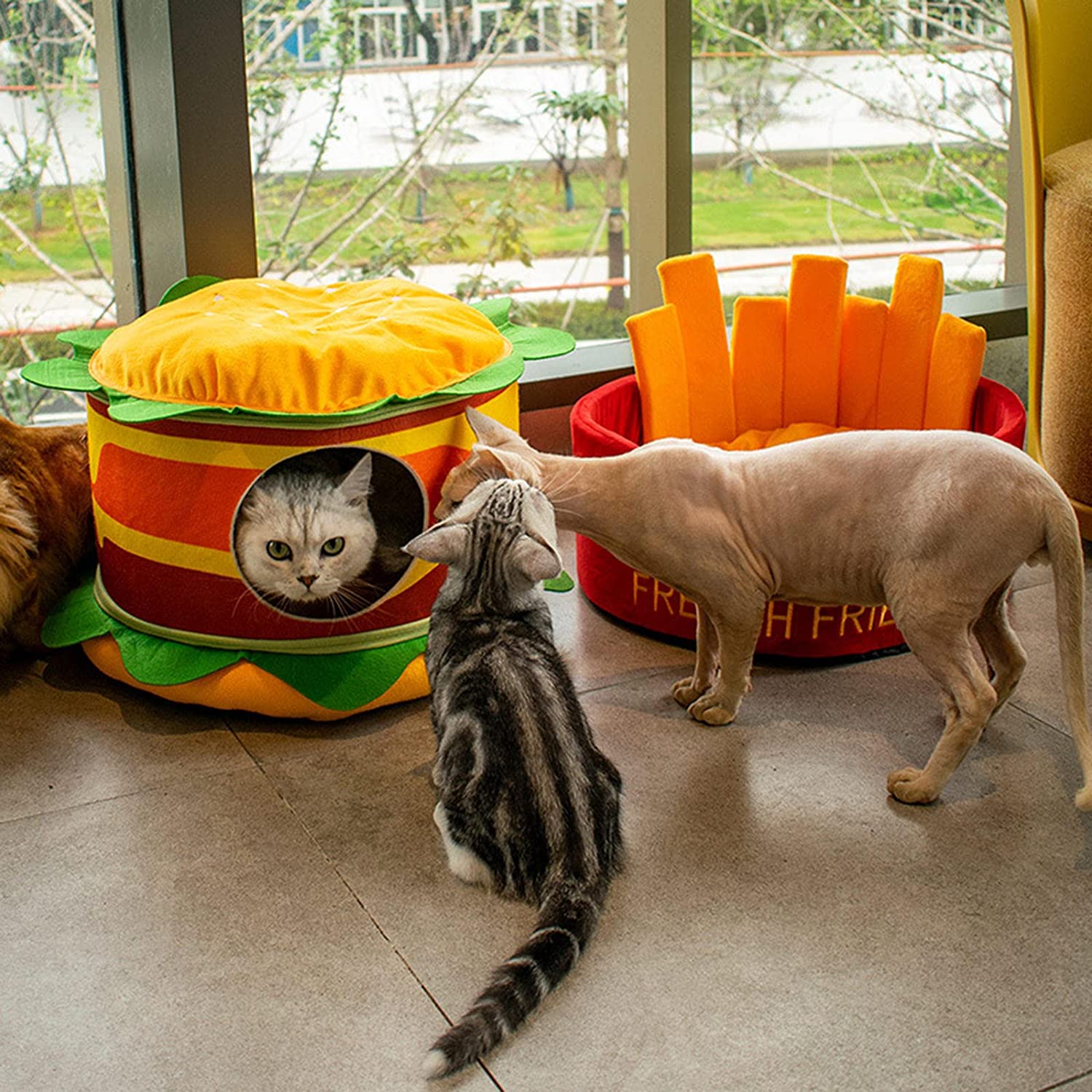 Hamburger French Fries Pet Bed - Image 17