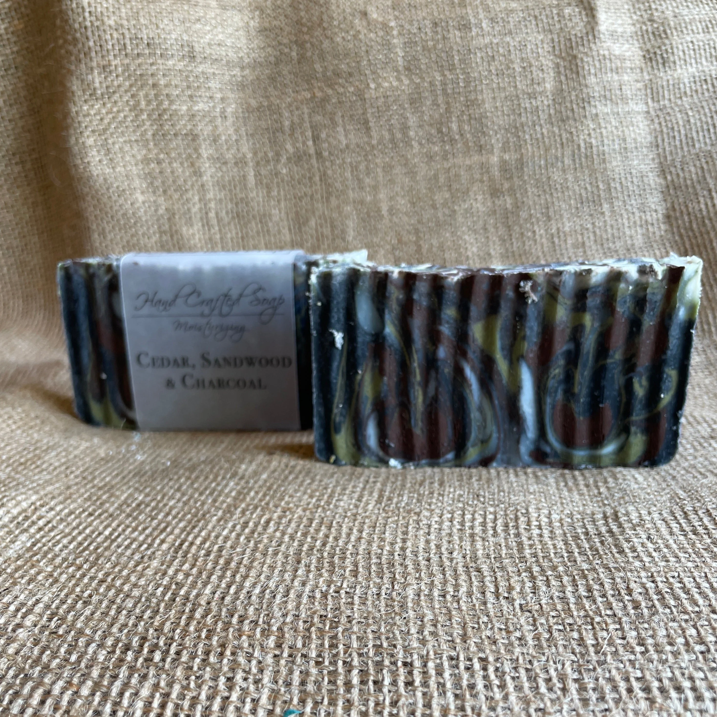 Hand Crafted Soap - Cedar, Sandalwood Charcoal - Image 2