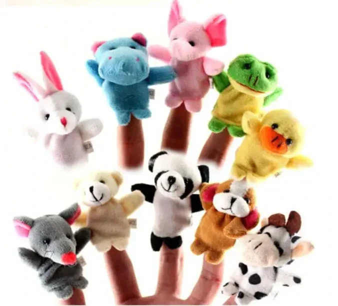 Hand Finger Puppets Plush Set – Animal Cartoon Toys for Kids - Image 7