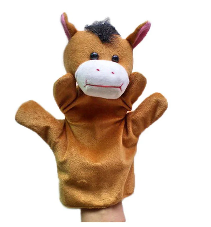 Hand puppet 28 plush toy big hand puppet preschool teaching aid - Image 12