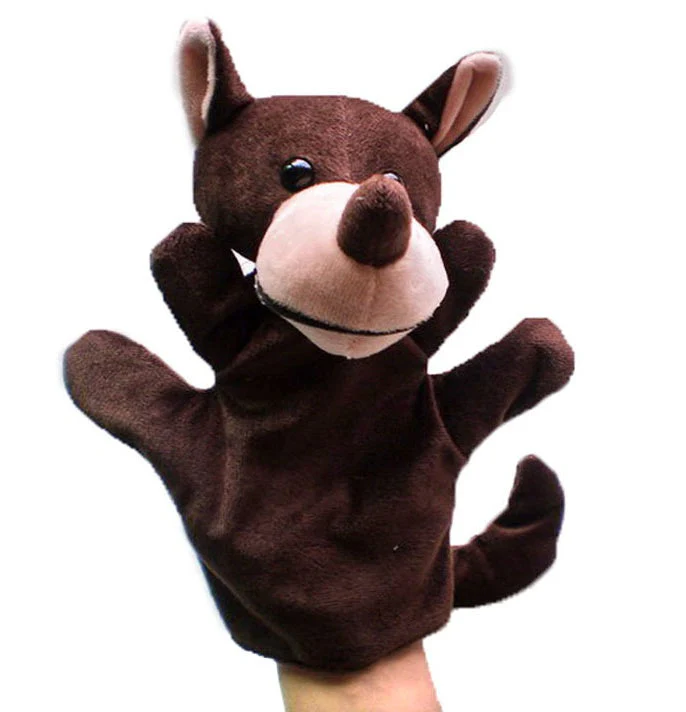 Hand puppet 28 plush toy big hand puppet preschool teaching aid - Image 2