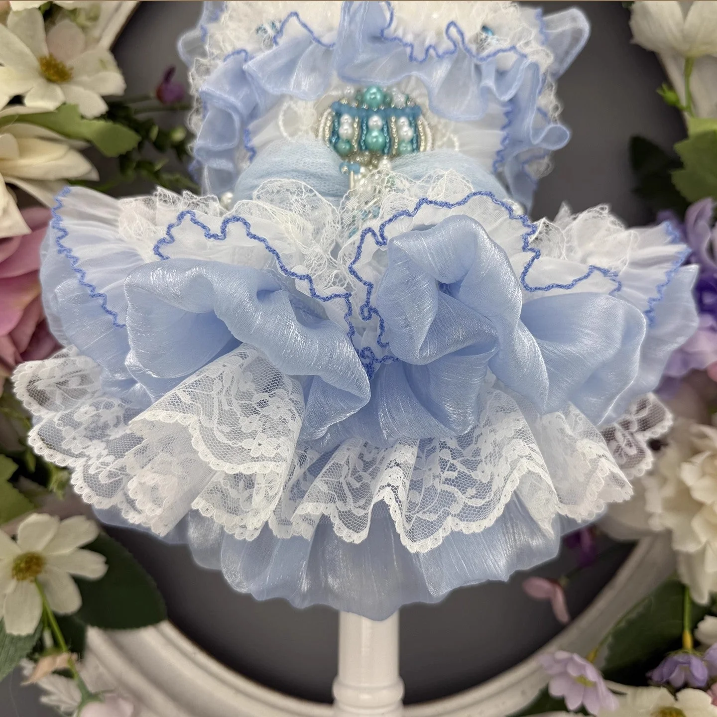 Handmade Cinderella Puppy Costume Dog Dress - Image 5