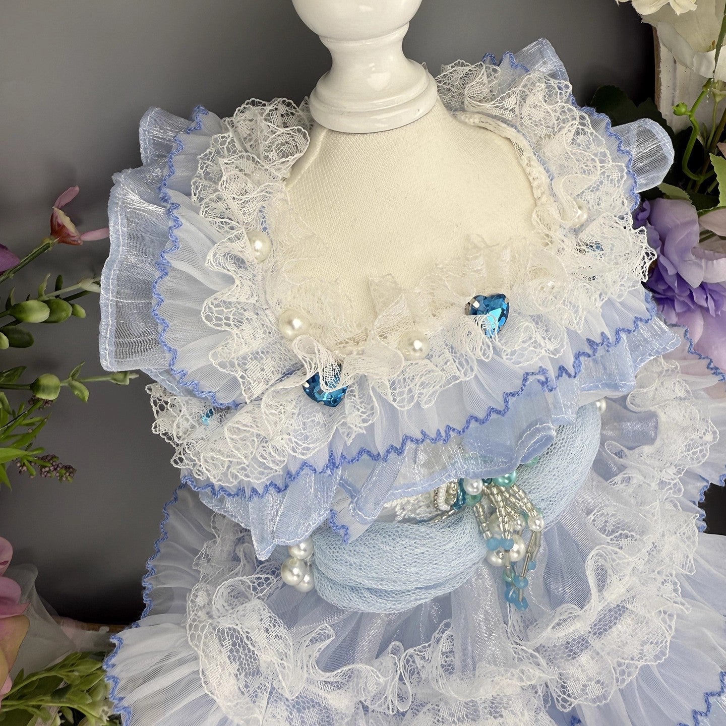 Handmade Cinderella Puppy Costume Dog Dress - Image 6