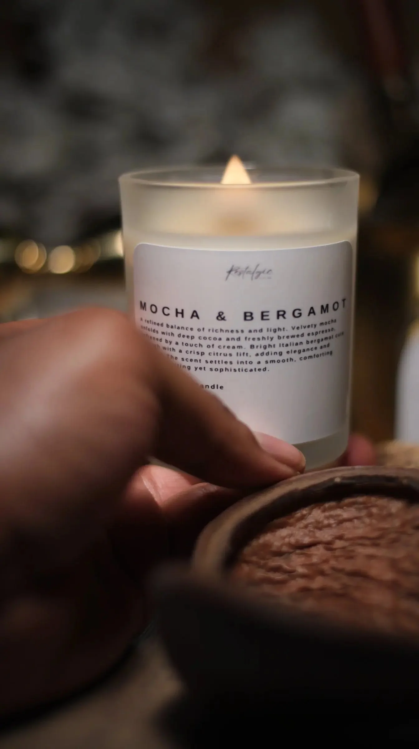 Handmade Coconut Soy Wax Candle | Clean-Burning Artisan Candle – Restalgic - Image 5
