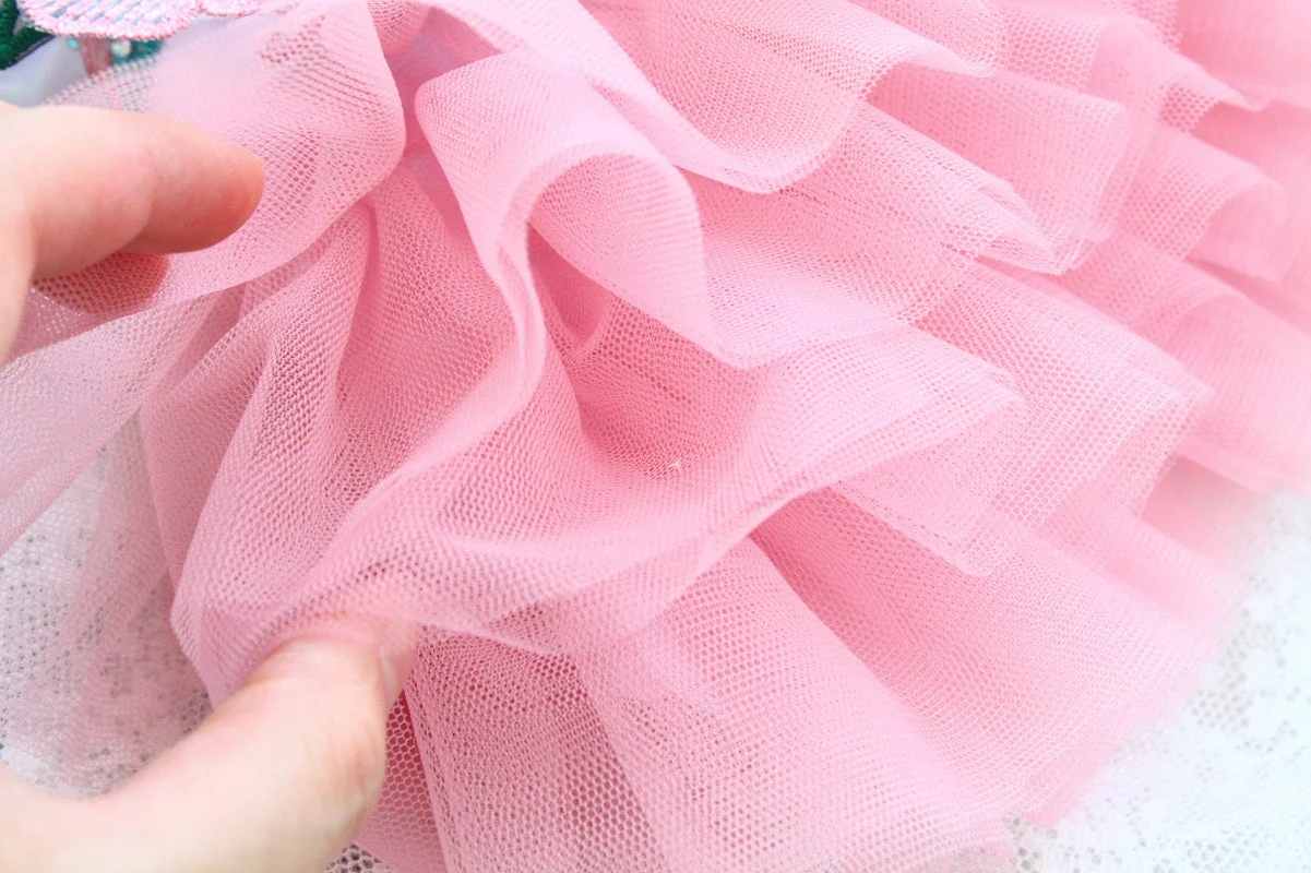 Handmade Dog Clothes Peony Pavilion Light Silk Embroidery Pet Dress - Image 7