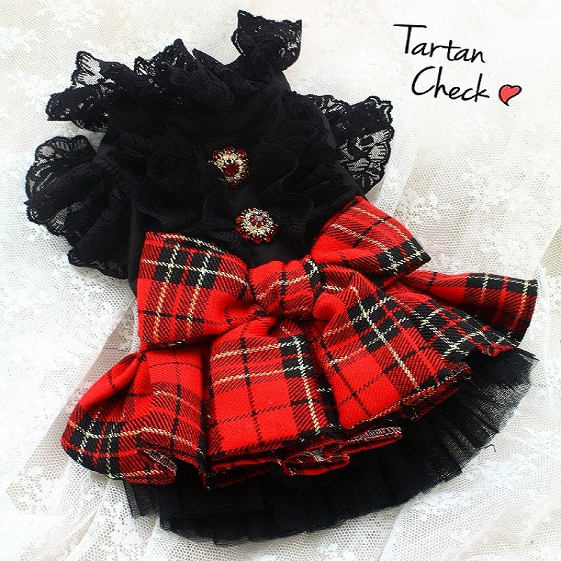 Handmade Pet Costume Dogs Uniform Royal Court Design - Image 4