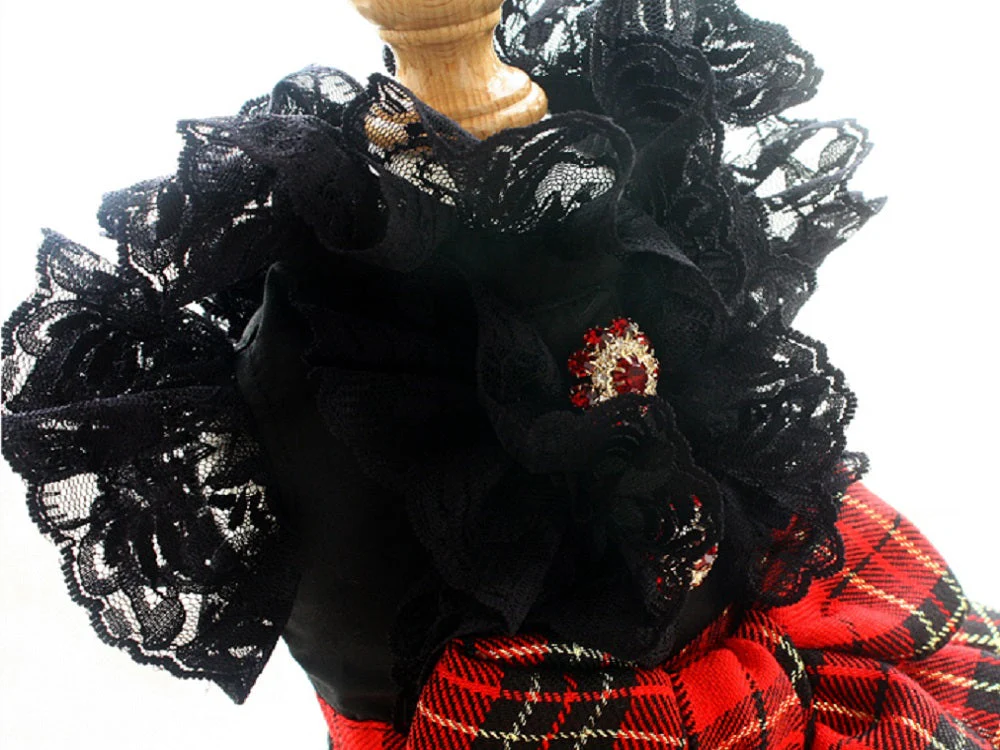 Handmade Pet Costume Dogs Uniform Royal Court Design - Image 8