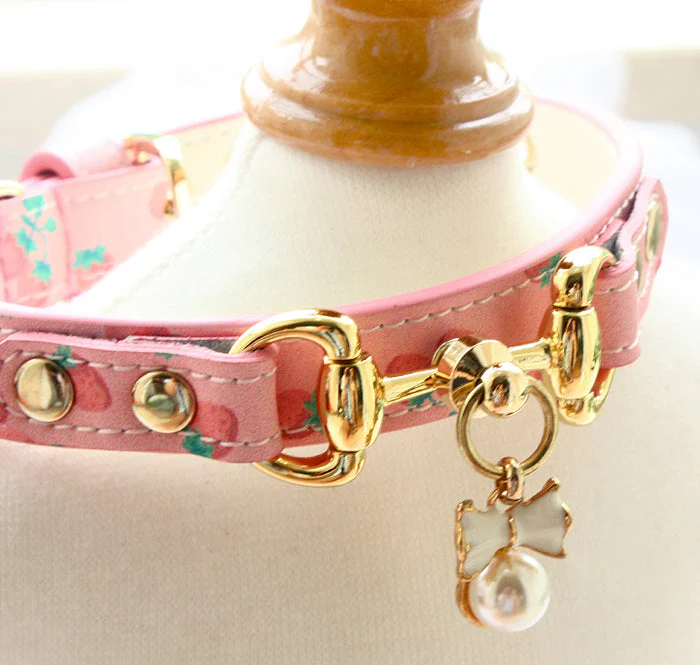 Handmade Premium Cowhide Dog Collar Leash Set - Image 8