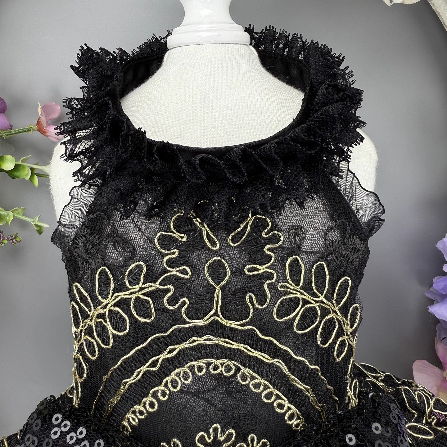 Handmade Princess Puppy Outfit Lace Tutu - Image 7